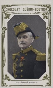 General Manoury (farvet foto) af French School