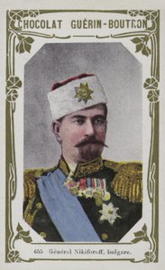 General Nikiforoff, bulgare (farvet foto) af French School