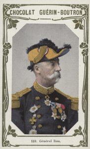 General Rau (farvet foto) af French School