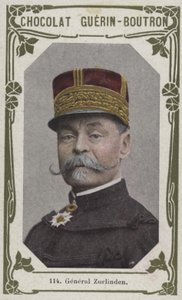 General Zurlinden (farvet foto) af French School