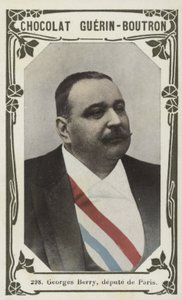 Georges Berry, MP for Paris (farvet foto) af French School