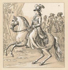 Tyskland XVII-XVIIIth Cent kostume af French School