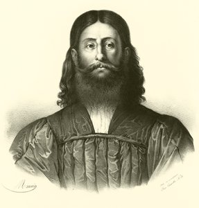 Giorgione, portræt (gravering) af French School