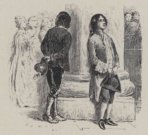 Giovanni Battista Pergolesi, italiensk komponist, violinist og organist (gravering) af French School