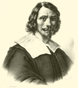 Giovanni Francesco Barbieri, kendt som Guercino, eller il Guercino, portræt af French School