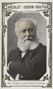 Gounod, musikkomponist (farvet foto) af French School