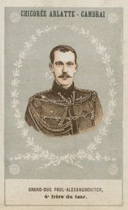 Storhertug Paul-Alexandrovitch, zarens fjerde bror af French School