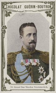 Storhertug Nicolas Nicolaievitch (farvet foto) af French School
