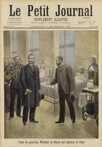 Storhertug Vladimir af Rusland besøger Paris hospitaler, 1897 af French School
