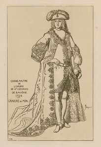 Stormester af St. Georges Orden af Bayern, 1729 af French School