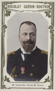 Storhertug Alexis af Rusland (farvet foto) af French School
