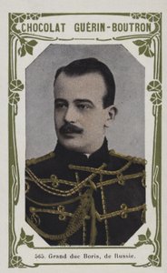 Storhertug Boris af Rusland (farvet foto) af French School