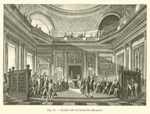 Store Sal i Hotel des Monnaies af French School