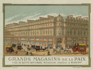 Grands Magasins de la Paix, Paris af French School