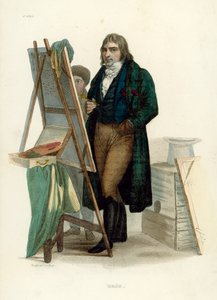 Gros (farvet gravering) af French School