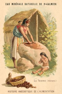 Jordnødder (chromolitho) af French School