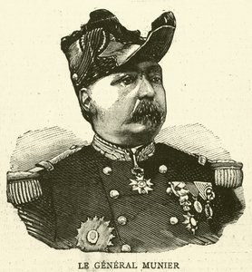 Gustave-Joseph Munier, fransk general (gravering) af French School