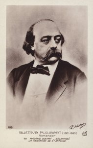 Gustave Flaubert (1820-1881), fransk forfatter af French School