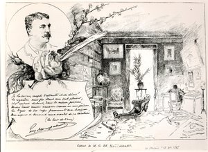 Guy de Maupassant (1850-93) og hans studie af French School