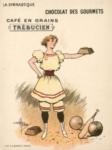 Gymnastik (chromolitho) af French School