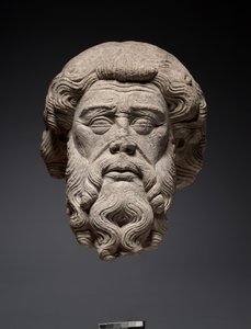 Head of an Apostle, c.1325-1350dani af French School