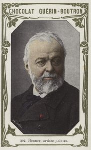 Henner, maler (farvet foto) af French School