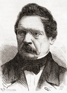 Henri-Gustave Delvigne, fra Videnskabens vidundere, udgivet ca. 1870 (gravering) af French School