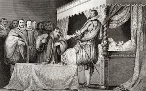 Henri III (1551-89) udnævner Bearnais (1553-1610) som sin efterfølger, fra 