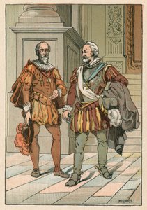 Henrik IV og Sully af French School