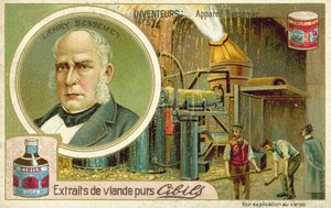Henry Bessemer, opfinder af Bessemer-processen af French School