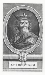 Henrik II, konge af England (gravering) af French School
