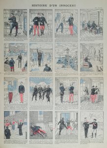 Histoire dun Innocent, illustreret historie om Dreyfus-affæren af French School