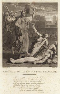 Historiske malerier af den franske revolution af French School