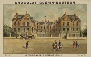 Hotel-de-Ville, i Orleans, Loiret af French School
