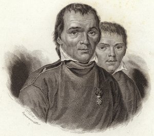 Hubert Goffin og hans søn Mathieu af French School