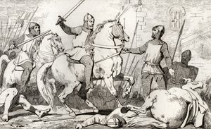 Hugh Capet (941-96) fanger Charles de Lorraine, fra 