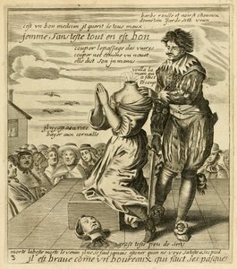 Il est brave comme un boureaux qui faict ses pasques", fra "Recueil des plus illustres proverbes, divises en trois livres" af Jacques Lagniet, ca. 1657-63 (gravering) af French School