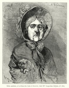 Illustration til Le Juif Errant (gravering) af French School