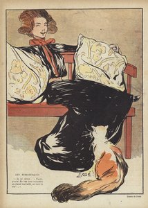 Illustration til Le Rire (farvelitografi) af French School