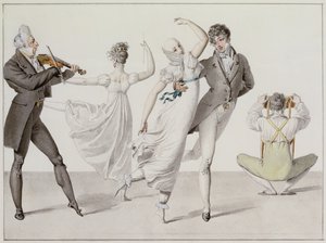 Illustration fra "Le Bon Genre", c.1810 af French School