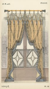 Illustration fra indretningsproduktkatalog fra A R & Cie, Frankrig af French School