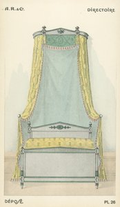 Illustration fra indretningsproduktkatalog fra A R & Cie, Frankrig af French School