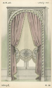Illustration fra indretningsproduktkatalog fra A R & Cie, Frankrig af French School