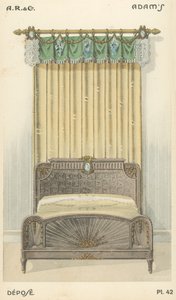 Illustration fra indretningsproduktkatalog fra A R & Cie, Frankrig af French School