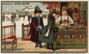 I Rusland (chromolitho) af French School