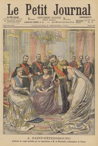 I Skt. Petersborg (farve litho) af French School