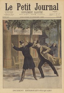 Hændelse mellem major Esterhazy og den tidligere oberst Picquart af French School