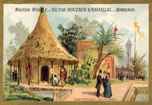 Indiske boliger, Exposition Universelle, Paris af French School