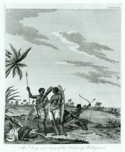 Inhabitants of Madagascar, fra bind 2 af Memoirs and Travels af Grev Benyowsky, udgivet 1790 af French School