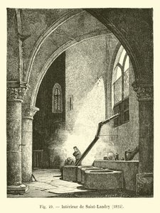Interiør af Saint-Landry, 1825